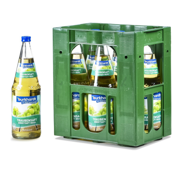 Burkhardt Traube Direktsaft weiss 6 x 1l