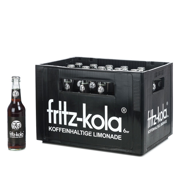Fritz-Kola in der 0,33l Glasflasche