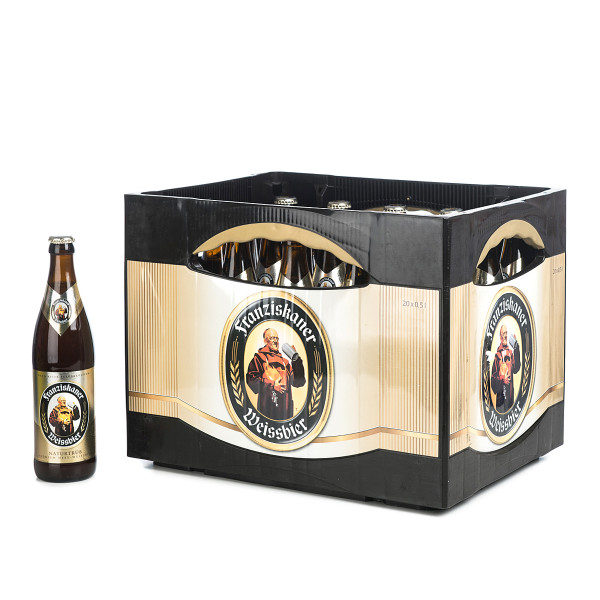 Franziskaner Hefe-Weißbier Naturtrüb 20 x 0,5l