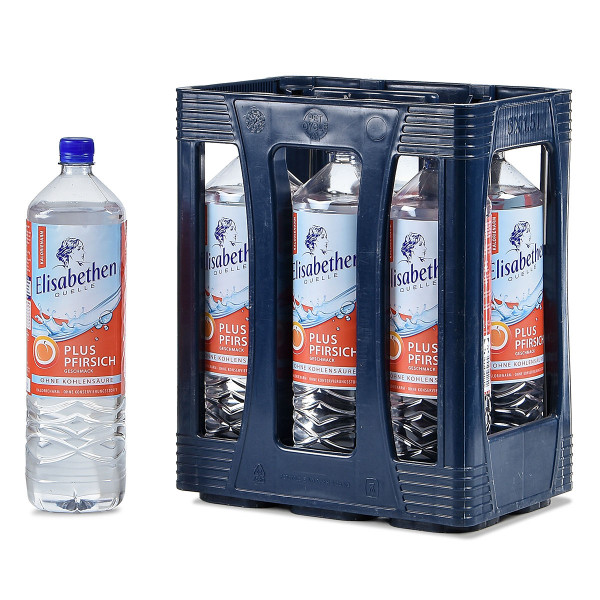Elisabethen Quelle Plus Frucht Pfirsich 6 x 1,5l
