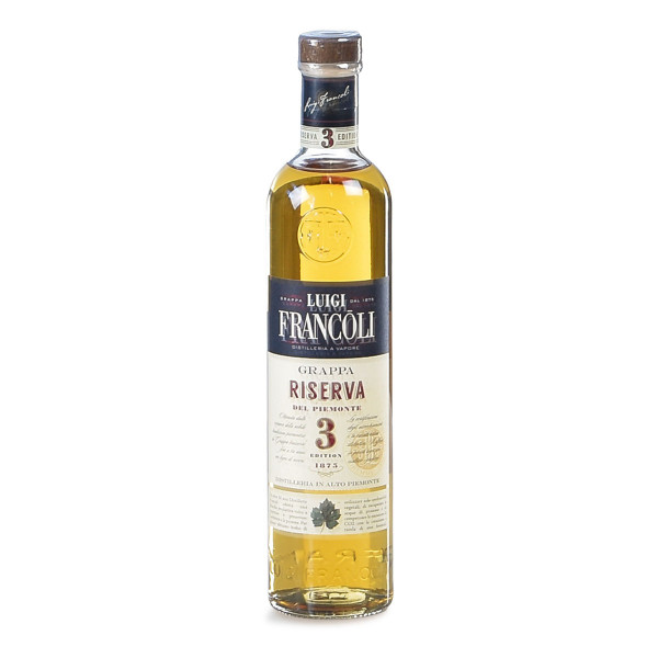 Luigi Francoli Grappa Riserva Edition 3 Jahre 0,7l