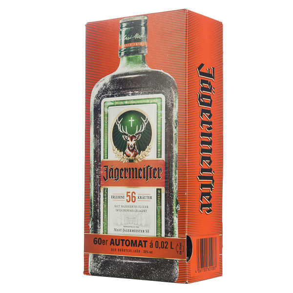 Jägermeister - Automatenbox 2 x 60 x 0,02l