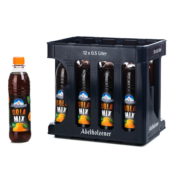 Adelholzener Cola Mix in der 0,5l PET Flasche