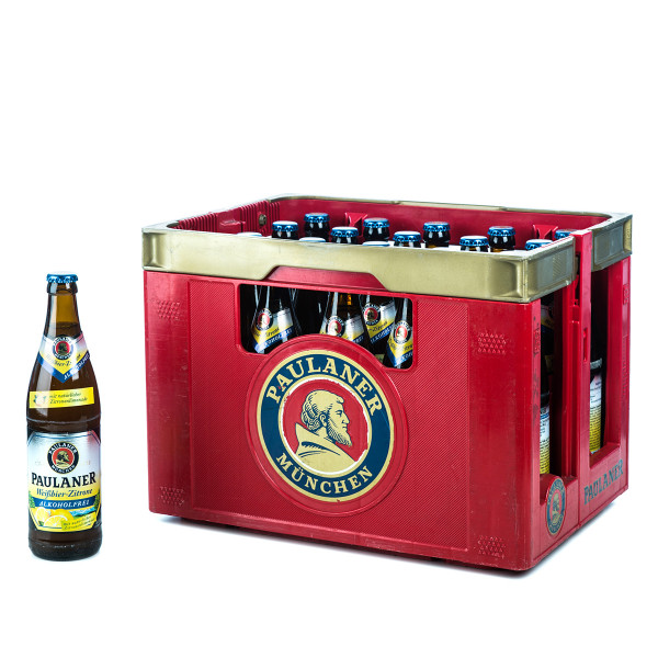 Paulaner Weißbier Zitrone 0,0% alkoholfrei 20 x 0,5l