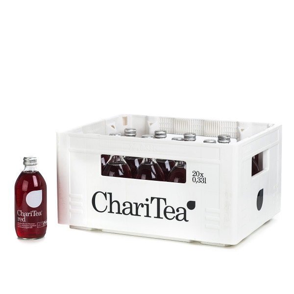 ChariTea Red in der 0,33l Glasflasche