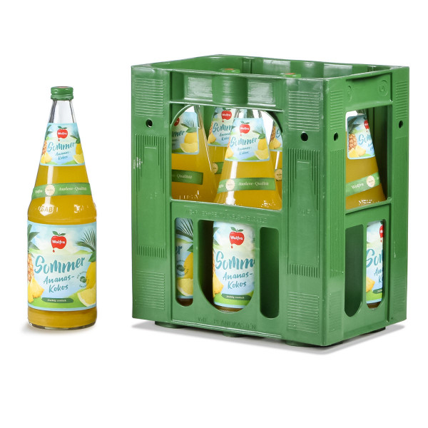 Wolfra Sommer Ananas-Kokos 6 x 1l