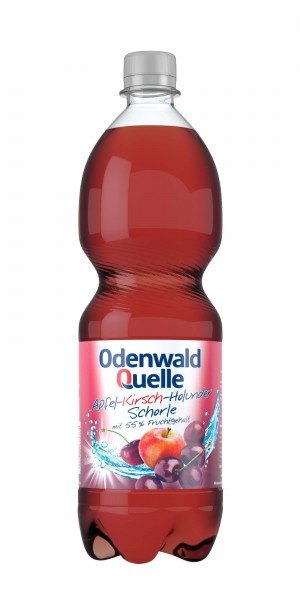 Odenwald Quelle Apfel-Kirsch-Holunder-Schorle 12 x 1l