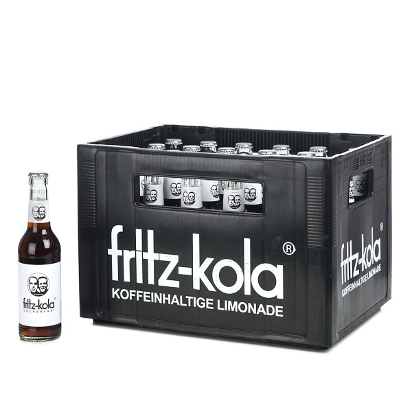 Fritz-Kola zuckerfei in der 0,33l Glasflasche