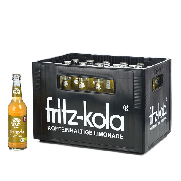 Fritz-Kola Bio-Apfelschorle in der 0,33l Glasflasche