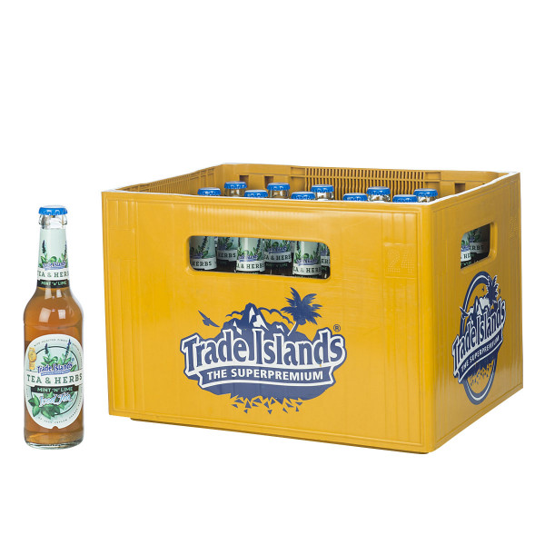 Trade Island Iced Tea Mint n' Lime 24 x 0,33l