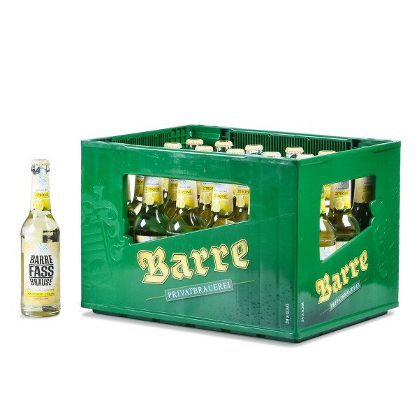 Barre Fassbrause Zitrone 24 x 0,33l