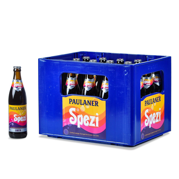 Paulaner Spezi Zero 20 x 0,5l Glas