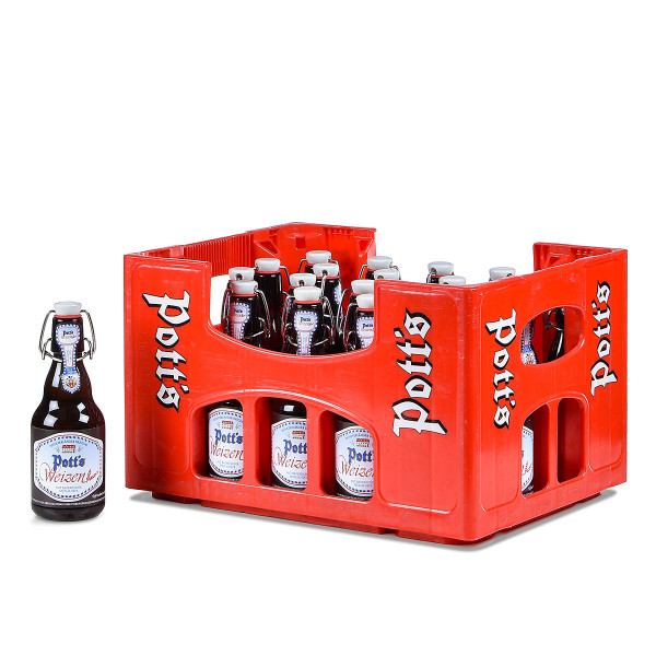 Pott's Weizen Naturtrüb Bügelflasche 20 x 0,33l