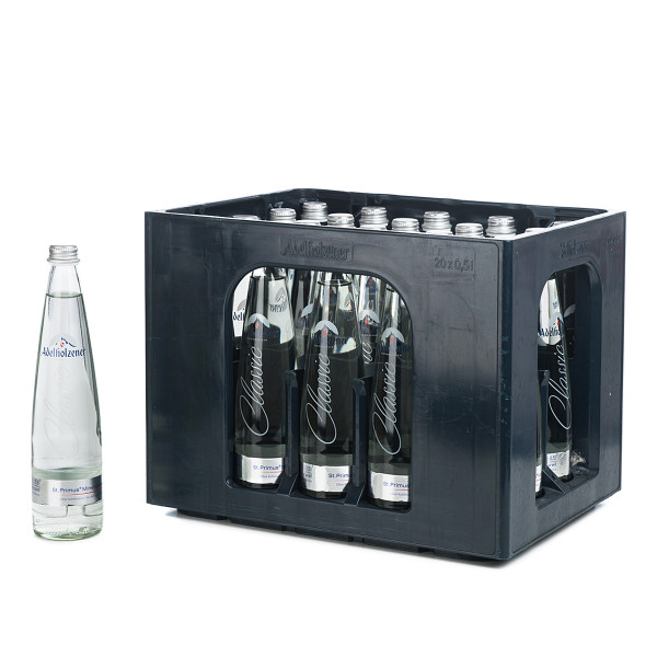 Adelholzener Gastro Classic naturell in der 0,75l Glasflasche