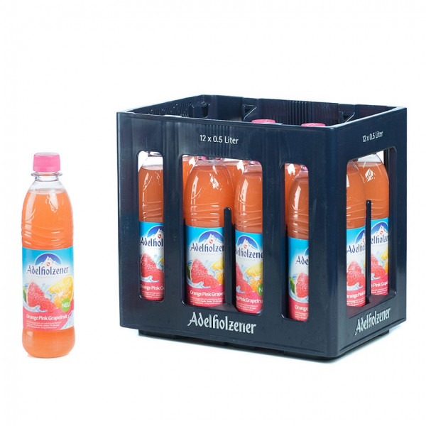 Adelholzener Orange Pink Grapefruit 12 x 0,5l