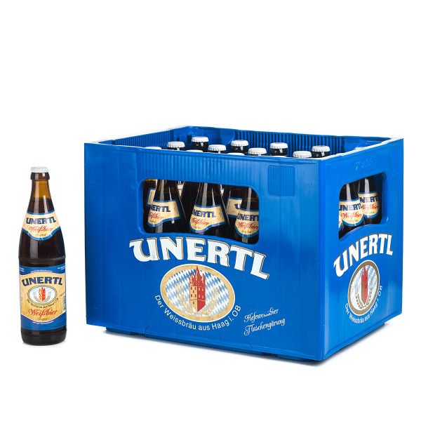 Unertl Weißbier Original in der 0,5l Glasflasche