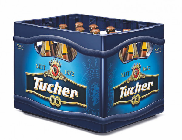 Tucher Hefe dunkel 20 x 0,5l Kasten