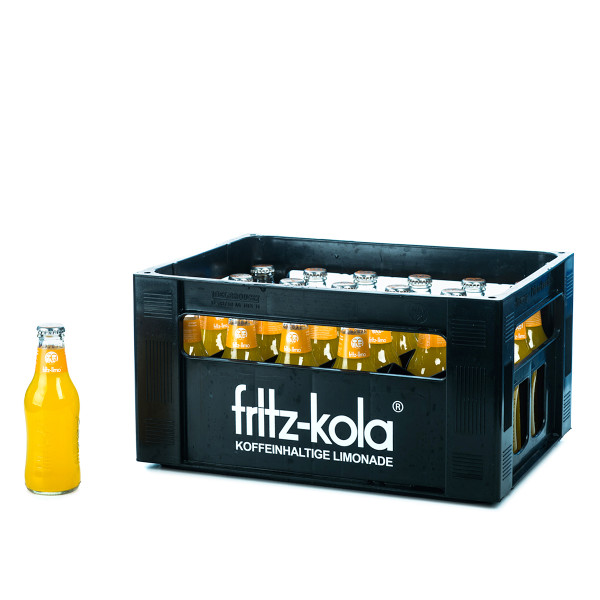 Fritz-Kola Orange 24 x 0,2l Glas