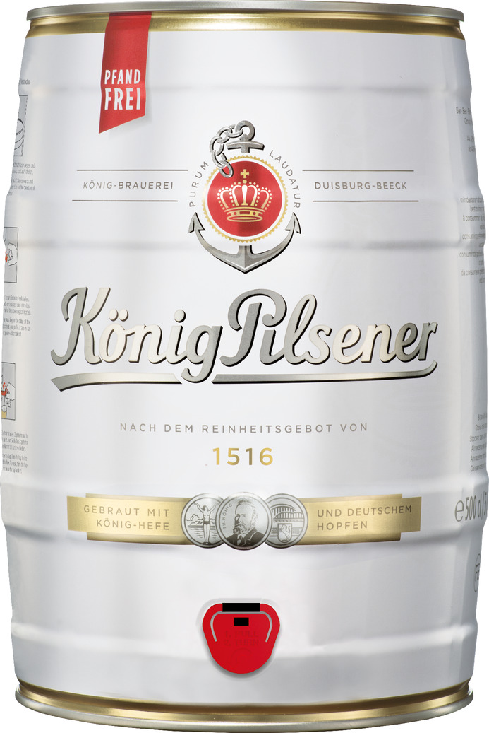 König Pilsener 5l online bestellen | getraenkedienst.com