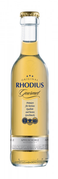 Rhodius Gourmet Apfelschorle 24 x 0,25l