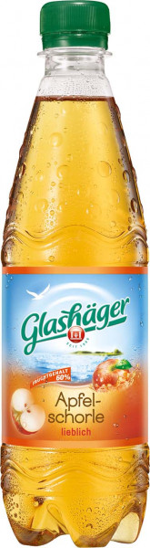 Glashäger Apfelschorle lieblich 6 x 0,5l