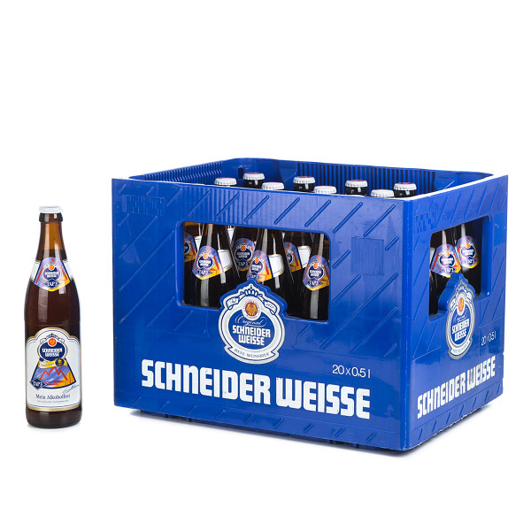 Schneider Weisse Alkoholfrei in der 0,5l Glasflasche