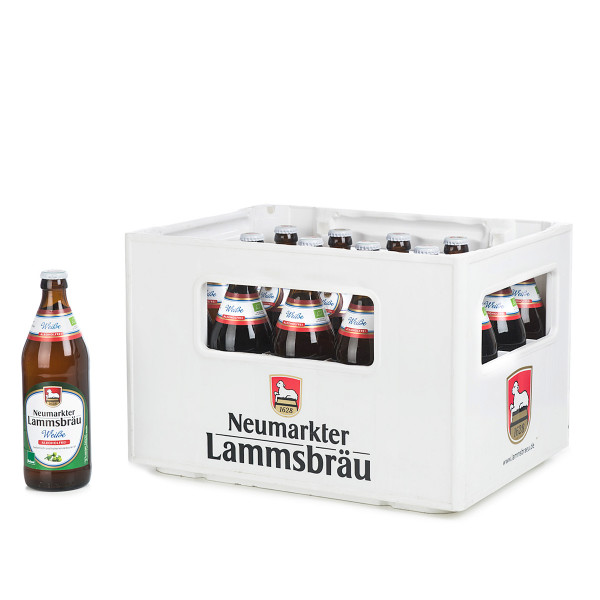Lammsbräu Helle Weiße Alkoholfrei in der 0,5l Glasflasche