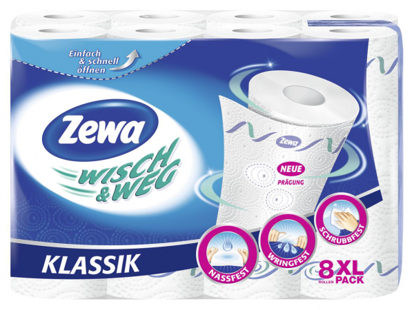 Zewa Wisch & Weg Klassik Weiß 2 lagig