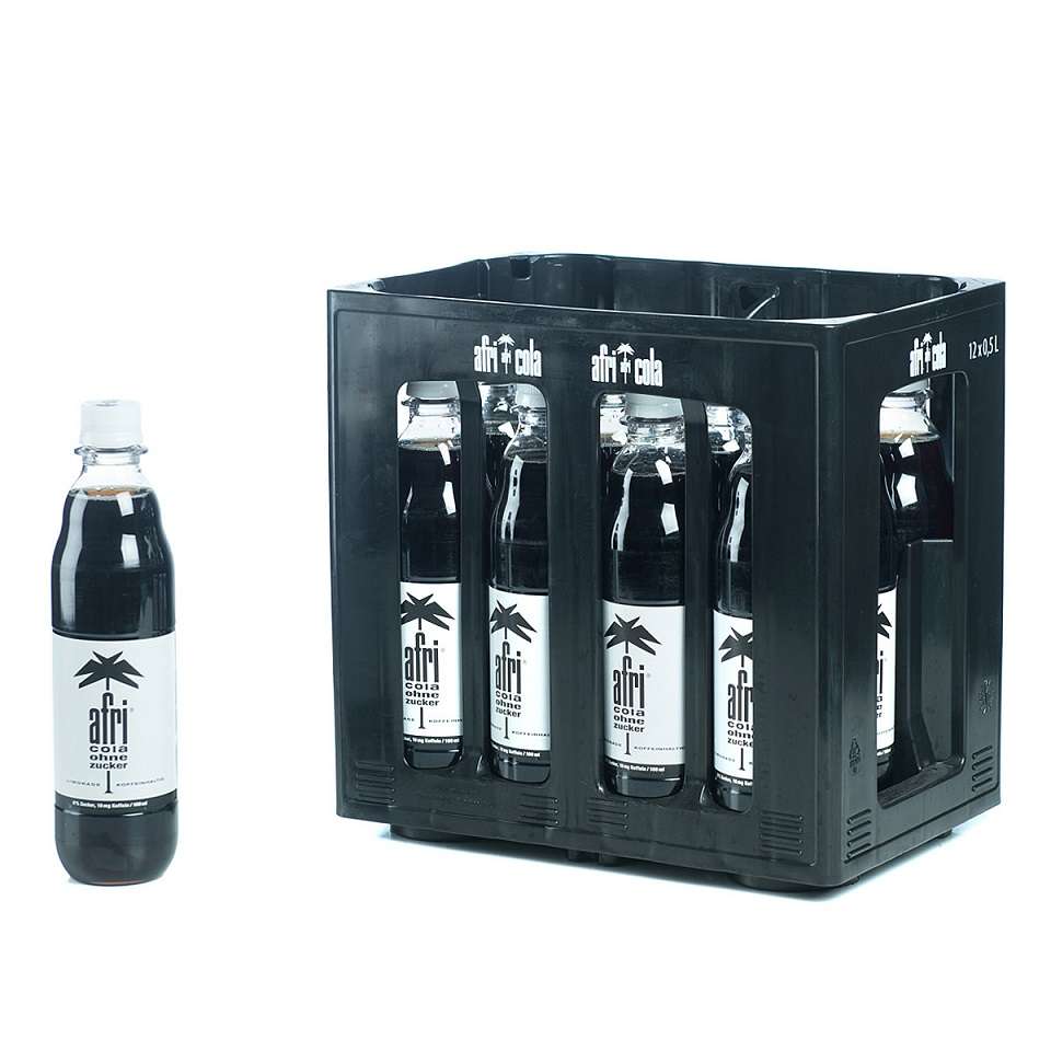 Afri Cola ohne Zucker PET 12 x 0,5l | getraenkedienst.com