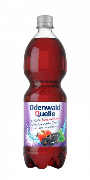 Odenwald Quelle Apfel-Johannisbeer-Mehrfrucht-Schorle 12 x 1l