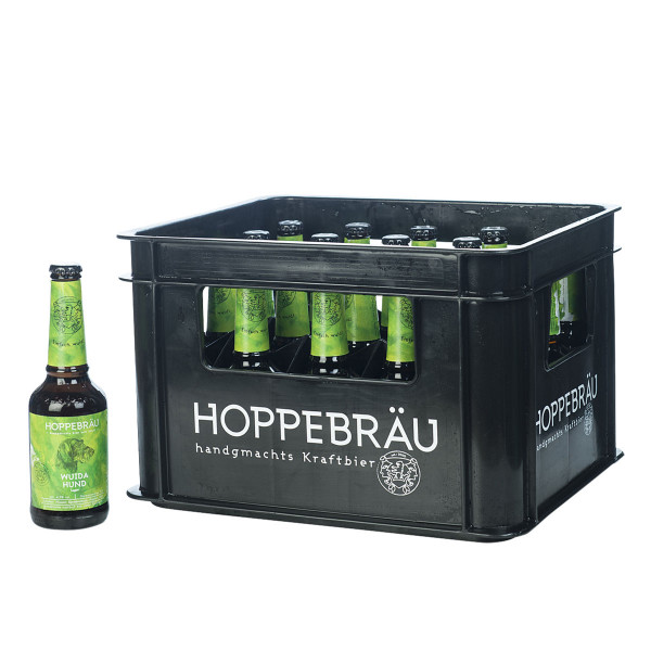 Hoppebräu Wuida Hund Lager 20 x 0,33l