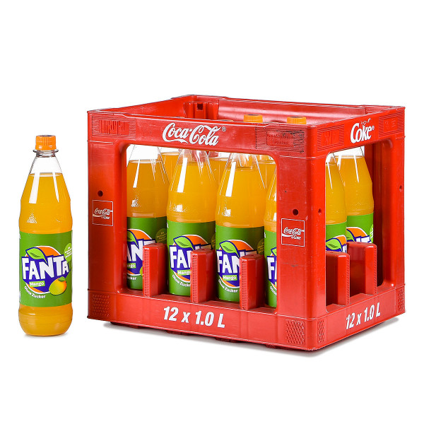 Fanta Mango ohne Zucker 12 x 1l