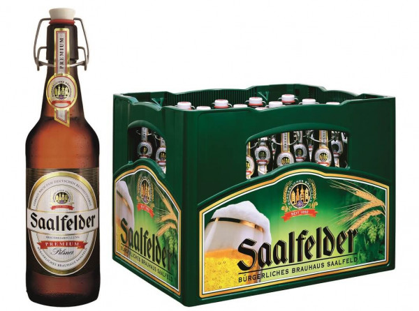 Saalfelder Premium Pilsner Bügelflasche 20 x 0,5l