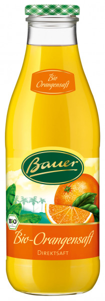 Bauer Bio-Orangensaft 6 x 0,98l