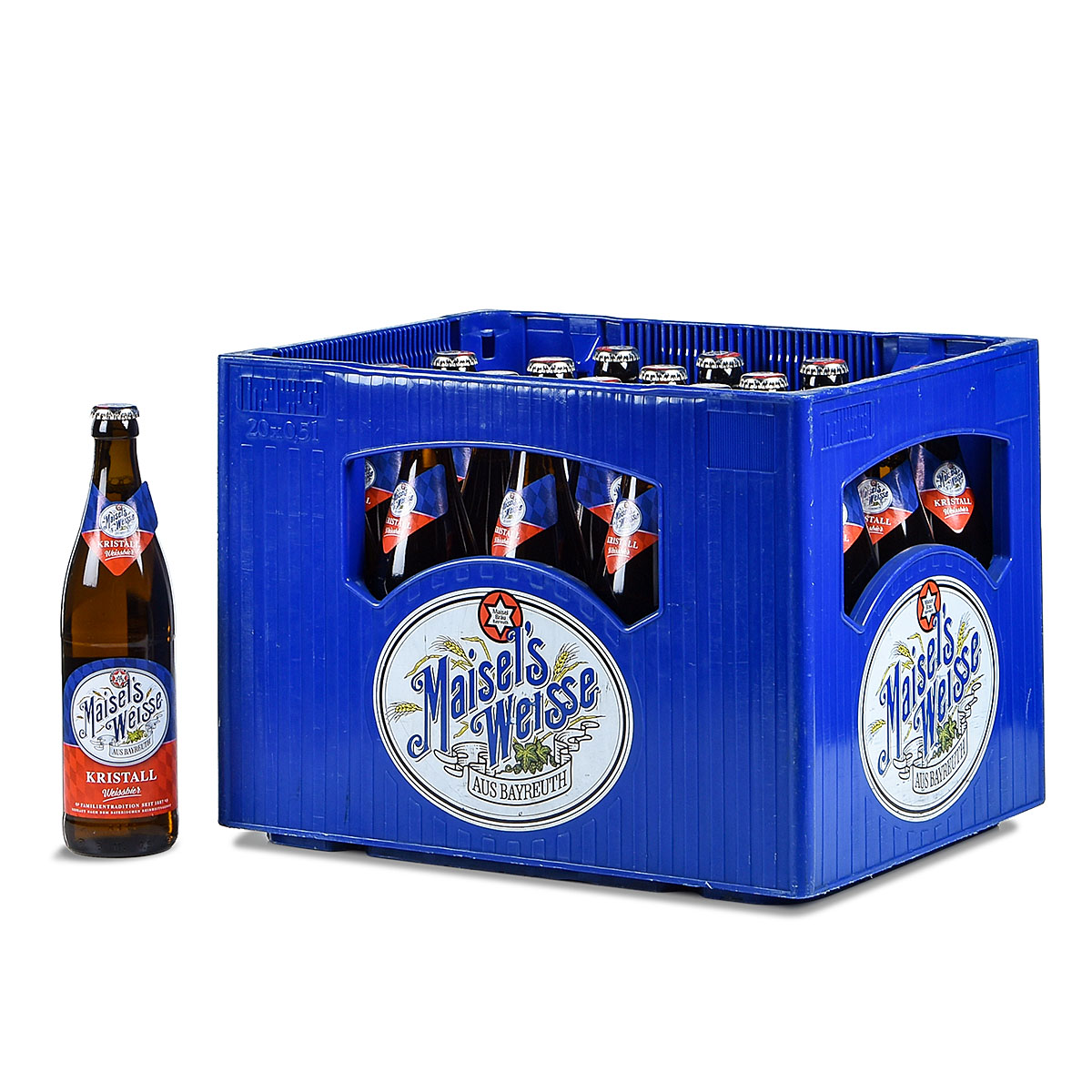 Maisels Weisse Kristall 20 x 0,5l | getraenkedienst.com