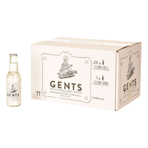 Gents Swiss Roots Tonic Water 24 x 0,2l