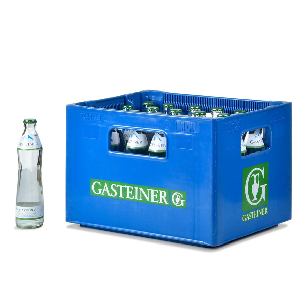 Gasteiner Mineralwasser prickelnd 24 x 0,33l