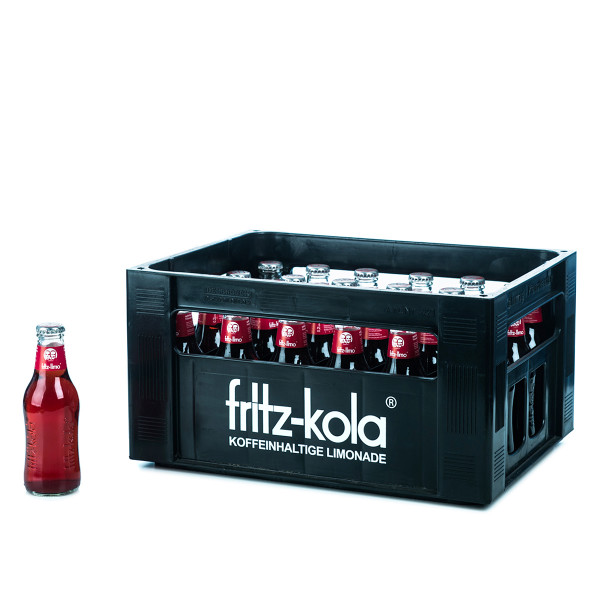 Fritz-Limo Apfel Kirsch Holunder 24 x 0,2l Glas