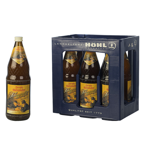 Der alte Hochstädter Schoppepetzer Apfelwein 6 x 1l