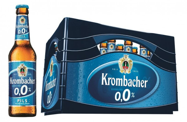 Krombacher 0,0% Pils alkoholfrei 24er 24 x 0,33l