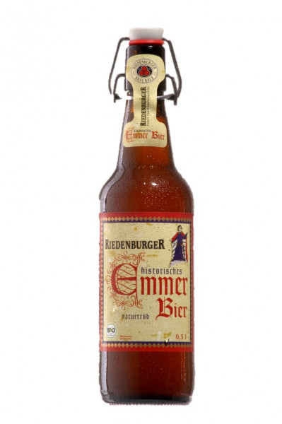 Riedenburger historisches Emmer Bier naturtrüb Bügelflasche 20 x 0,5l