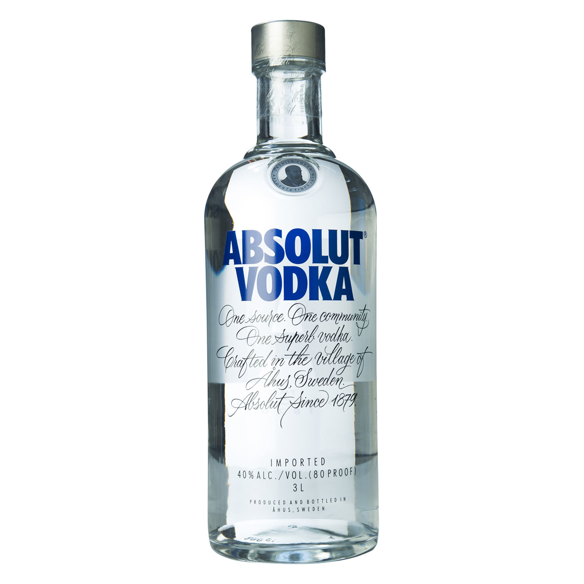 Absolut Wodka 3l zur Lieferung online bestellen | getraenkedienst.com
