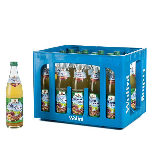 Wolfra Alpenschorle Maracuja 20 x 0,5l