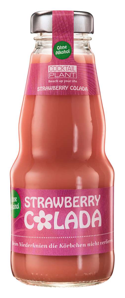 Cocktail Plant Strawberry Colada 0,2l | getraenkedienst.com