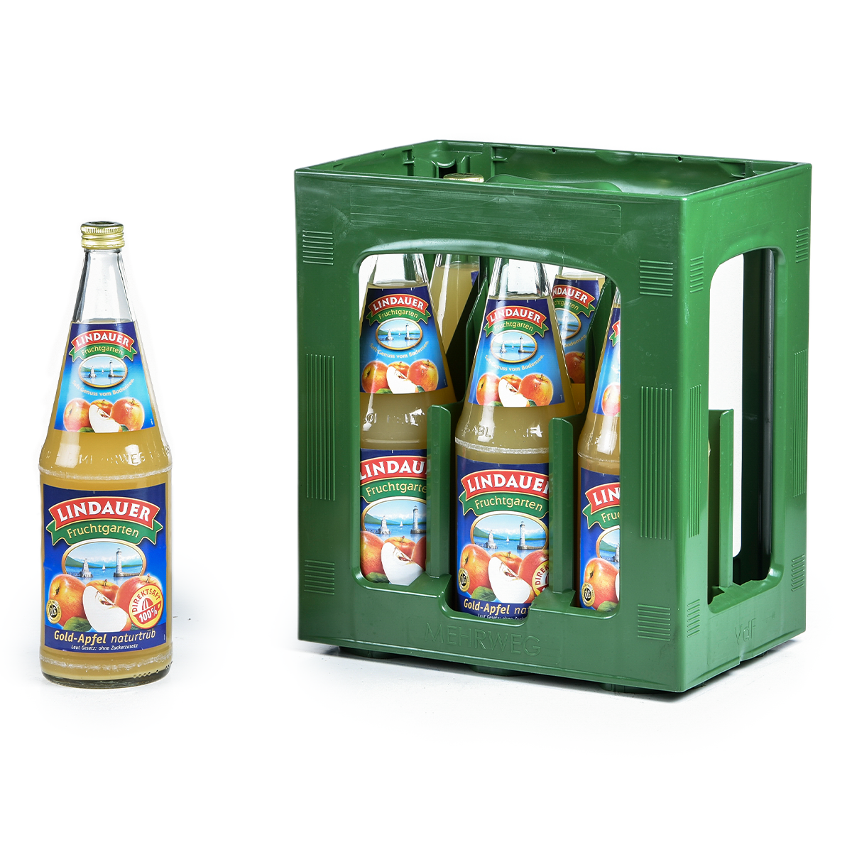 Lindauer GOLD Apfelsaft Nattrüb 6 x 1l