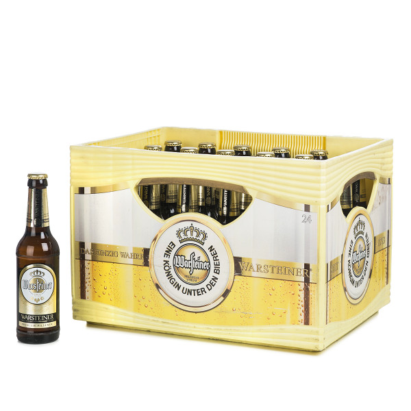 Warsteiner Pilsener in der 0,33l Glasflasche