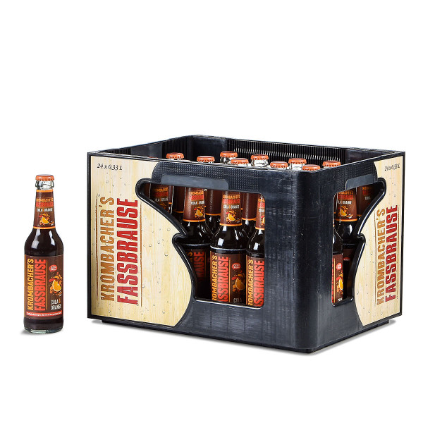 Krombacher Fassbrause Cola & Orange 24 x 0,33l