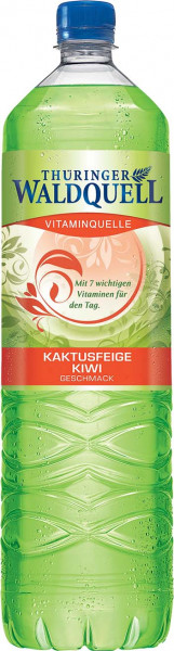 Thüringer Waldquell Vitaminquelle Kaktusfeige-Kiwi 6 x 1,5l