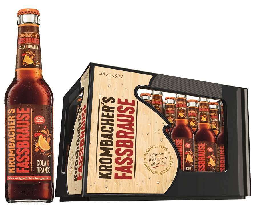 Krombacher Fassbrause Cola & Orange 24 x 0,33l