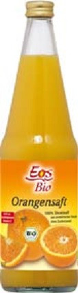 EOS BIO Orangensaft Direktsaft 6 x 0,7l